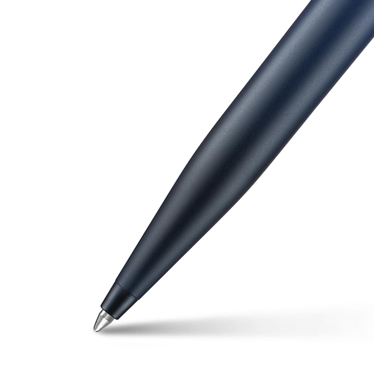 Caneta com Acabamento Azul mate e Detalhes em Preto da Coleção VFM de Sheaffer 4
