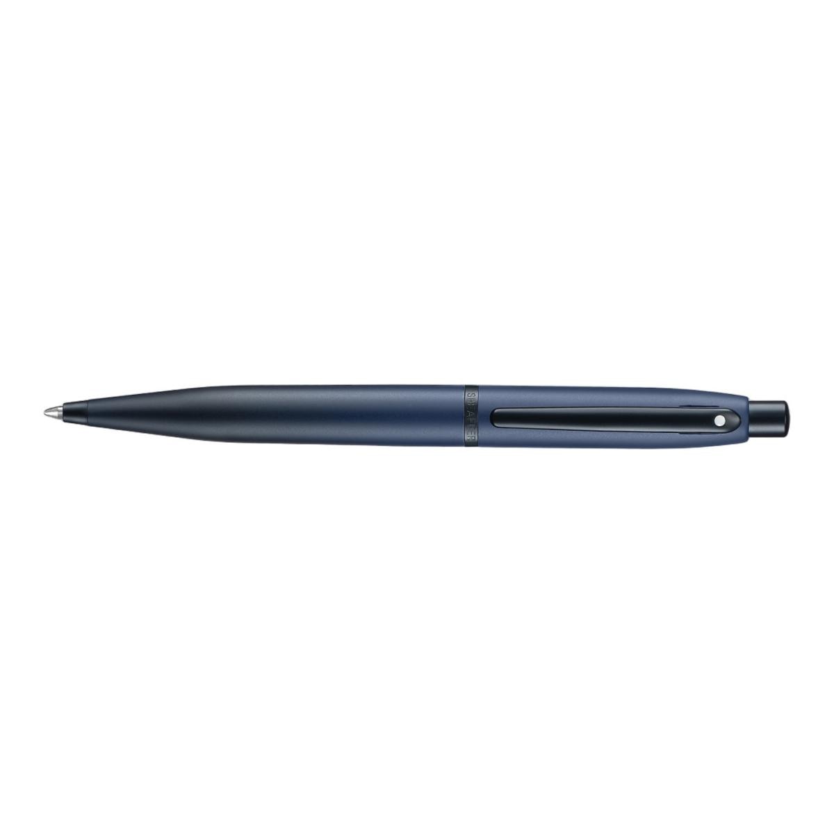 Caneta com Acabamento Azul mate e Detalhes em Preto da Coleção VFM de Sheaffer 6