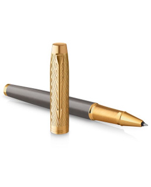 Roller IM Parker Pioneers lacado cinzento ouro Cinzento / Dourado-1
