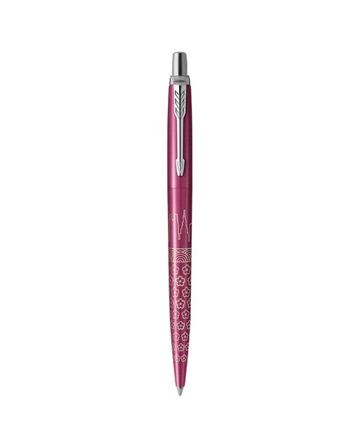 Esferográfica Jotter Parker edição especial  Tokyo rosa Rosa / Prata-1
