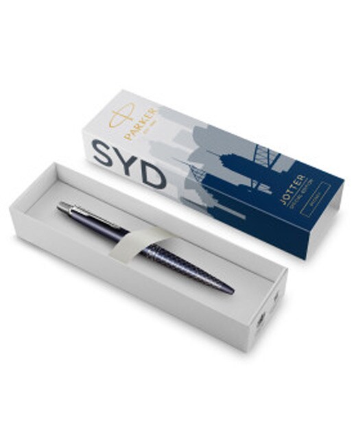 Esferográfica Jotter Parker edição especial Sydney azul Azul / Prata-2