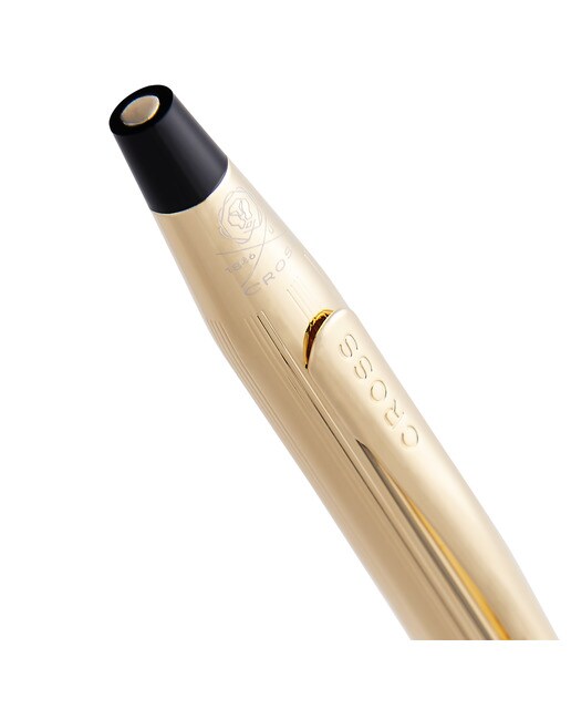 Caneta Century Classic Cross Plaqué Ouro 23 kts 3