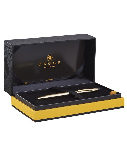 Caneta Century Classic Cross Plaqué Ouro 23 kts 5