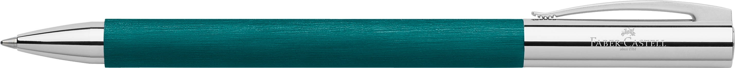 Caneta Ambition em Resina Ponta Grossa B Faber-Castell Cor Verde Azulado Suave Verde-2