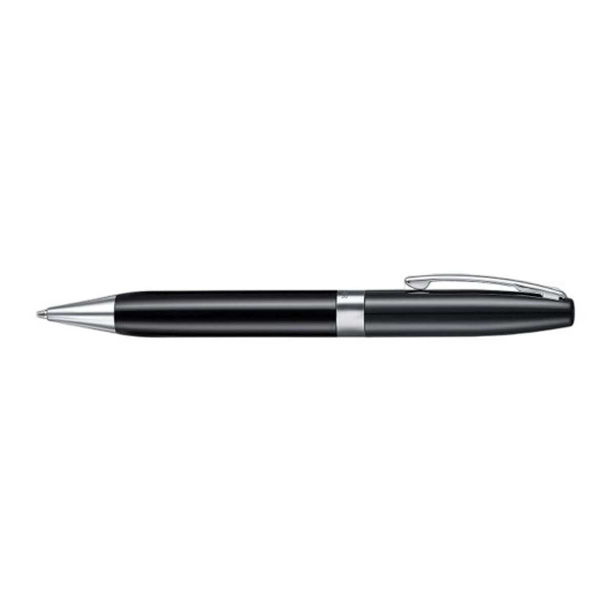 Esferográfica Em Laca Preta Com Detalhes Cromados Da Coleção Legacy Da Sheaffer Preto / Cromado-2