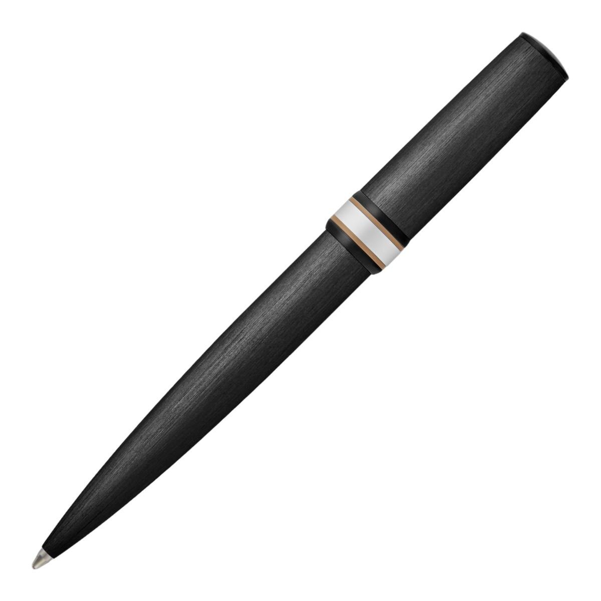 Bolígrafo Arche Brushed Ring Black Hugo Boss Negro / Cromo-3