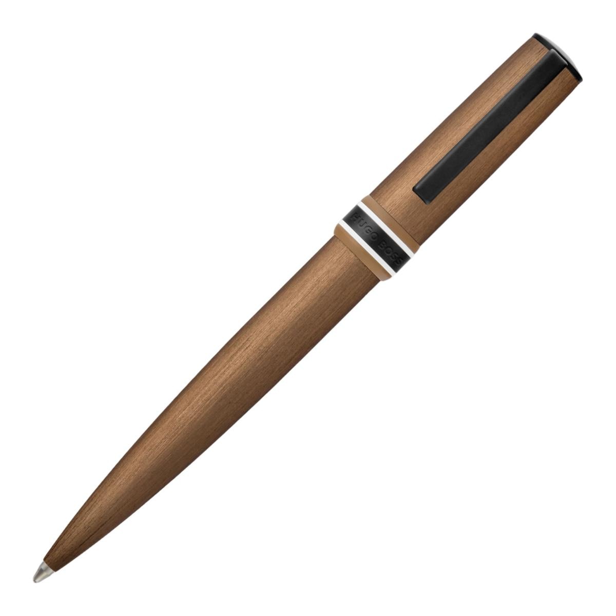 Imagem 0 de Caneta Arche Brushed Ring Camel Hugo Boss
