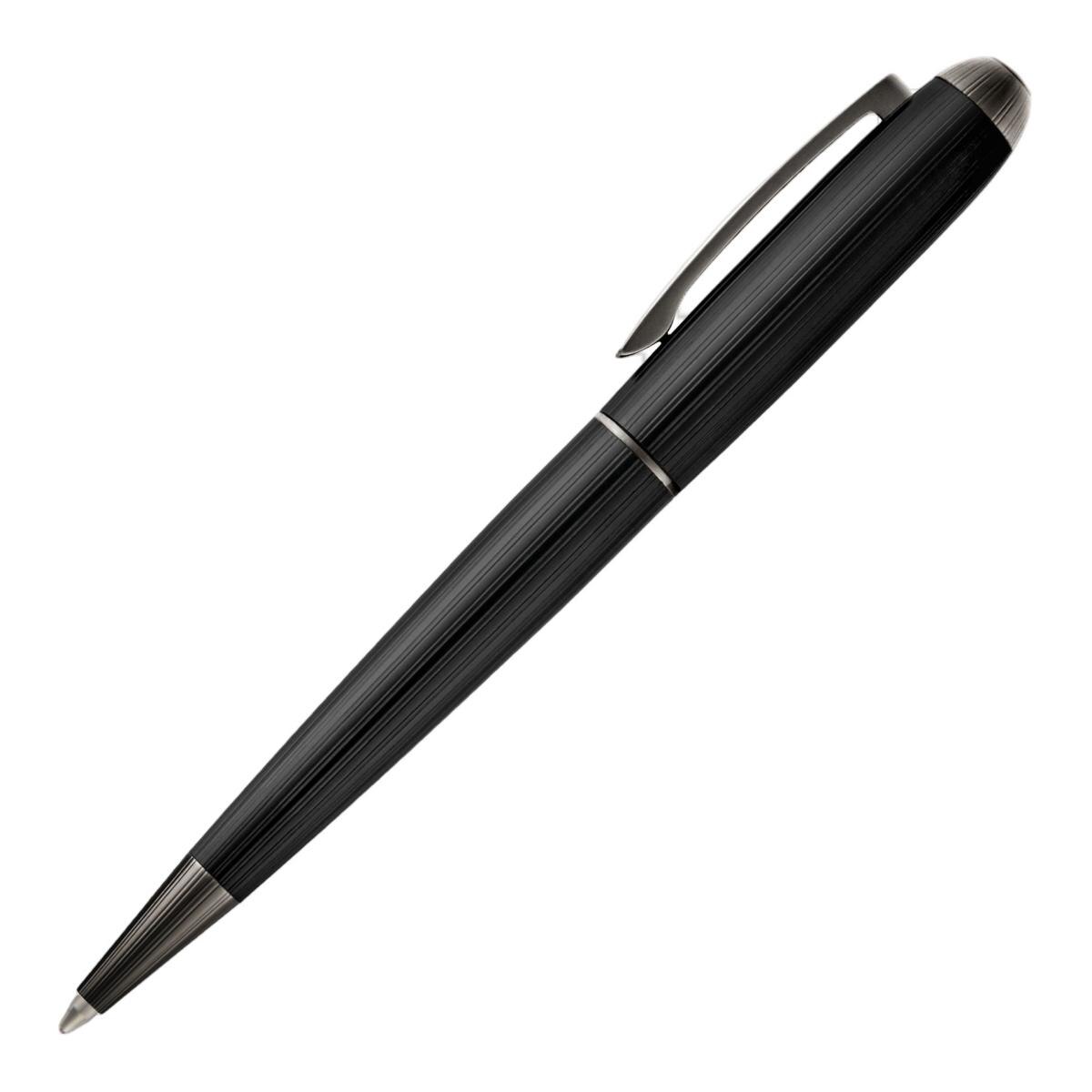Bolígrafo Contour Pinstripe Black Hugo Boss Negro-2