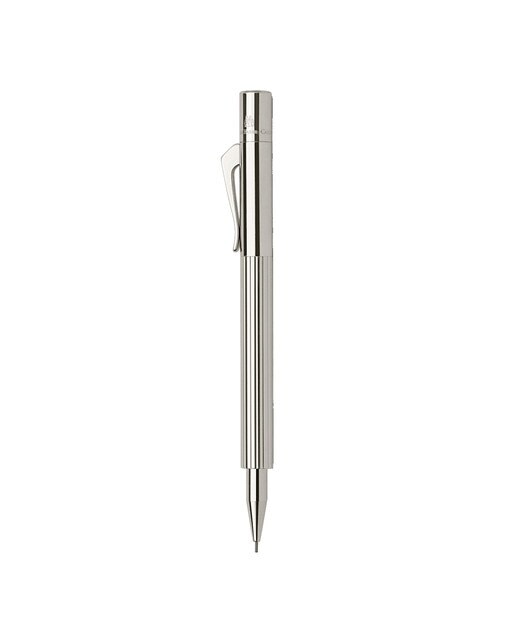 Lápis Platina Pocket Pen 0,7 Graf Von Faber-Castell Prateado Prateado-1