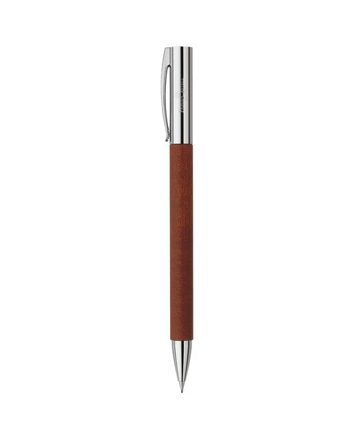 Lapiseira Ambition Pereira Faber-Castell madeira e metalizada Madeira-1