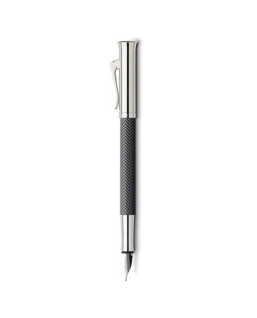 Caneta de Aparo Guilloche Cisele Graf von Faber-Castell Preta Preto-1
