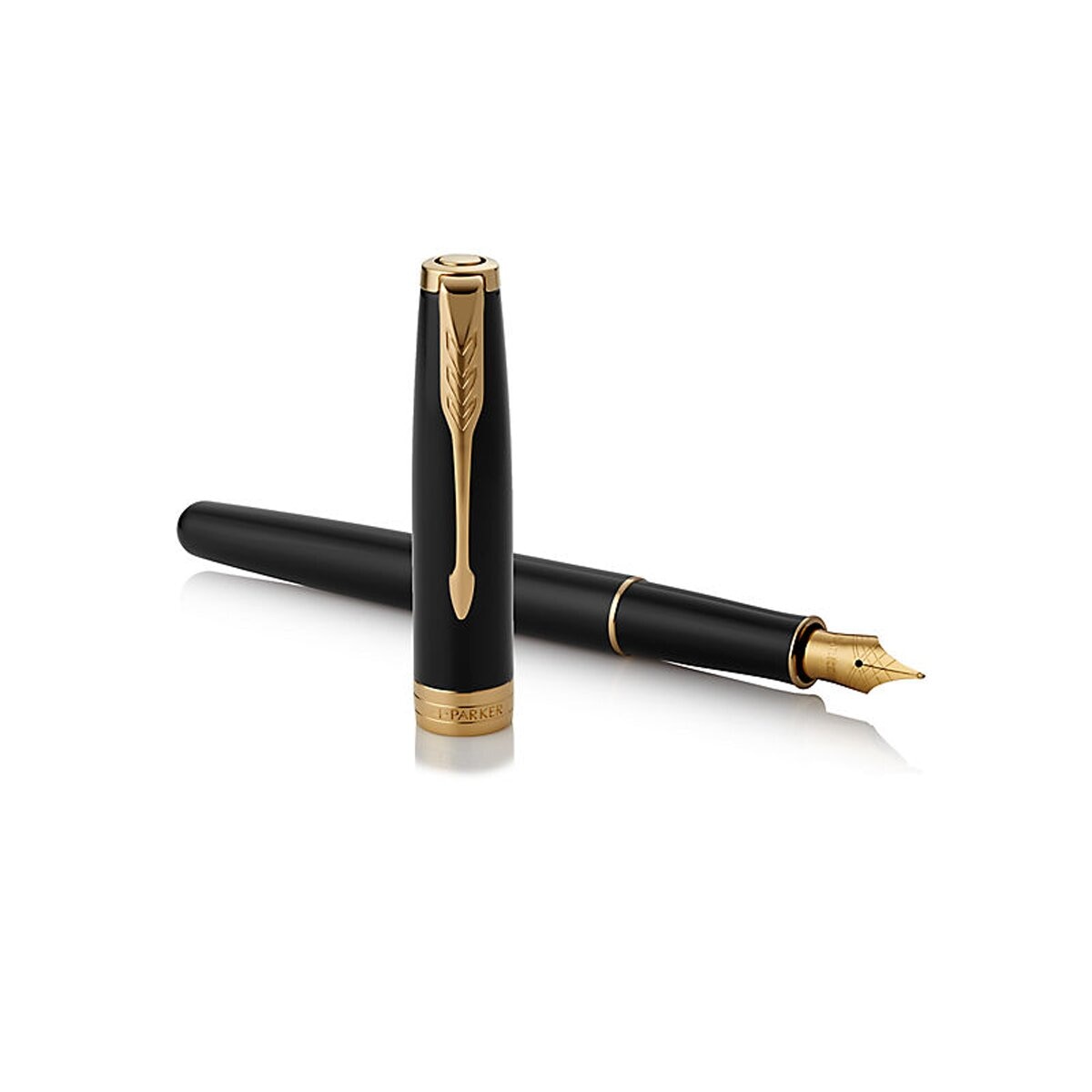 Caneta de Aparo Sonnet GT F Parker Laca Preta Preto-2