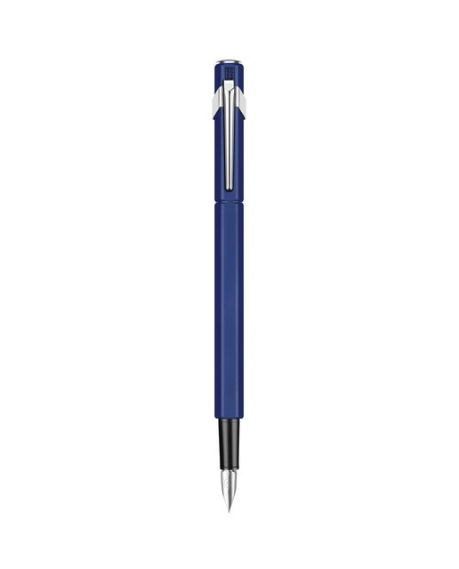 Caneta de Aparo 840 Corpo de Alumínio Ponto Médio Caran D'ache Azul 1