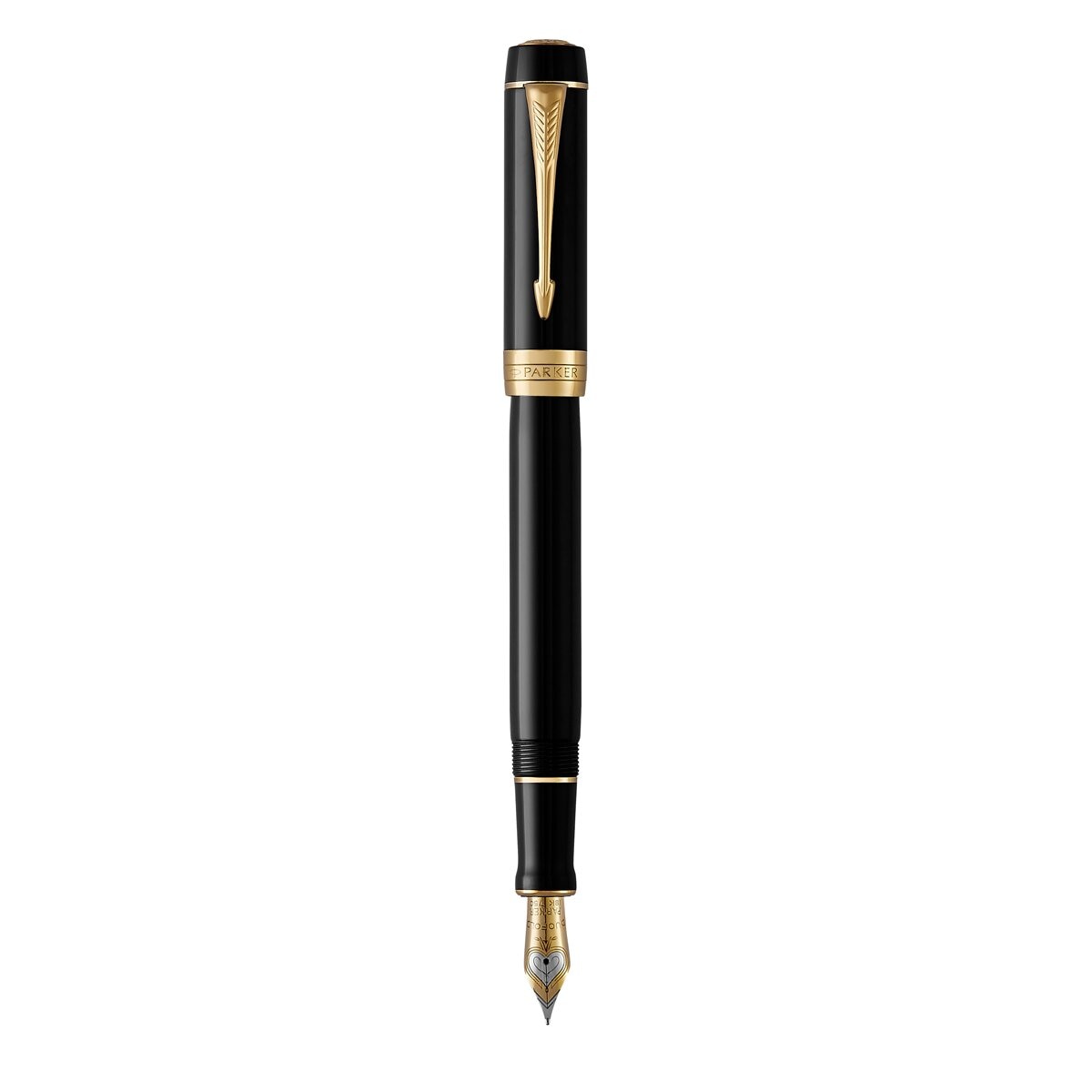Caneta de Aparo Duofold Centenial GT Parker Preta Preto-5