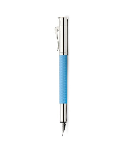 Imagem 0 de Caneta de Aparo Guilloche Aparo Fino Graf von Faber-Castell Azul-claro