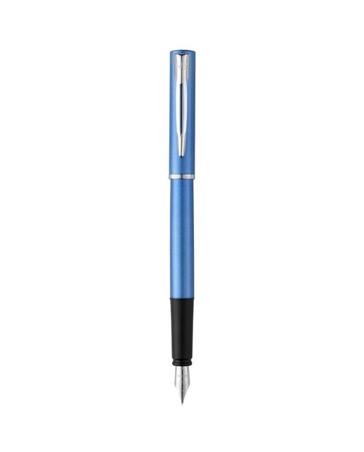 Caneta de Aparo com Adornos Cromados Allure Waterman Azul Azul-1