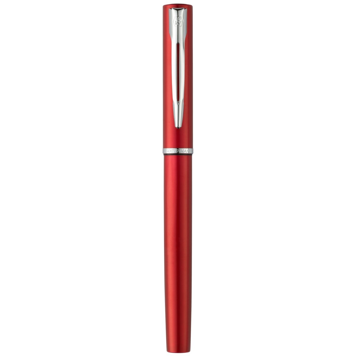 Caneta de Aparo com Adornos Cromados Allure Waterman Vermelha Vermelho-2