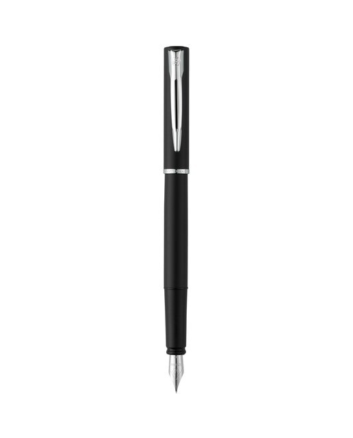 Caneta de Aparo com Adornos Cromados Allure Waterman Preta 1