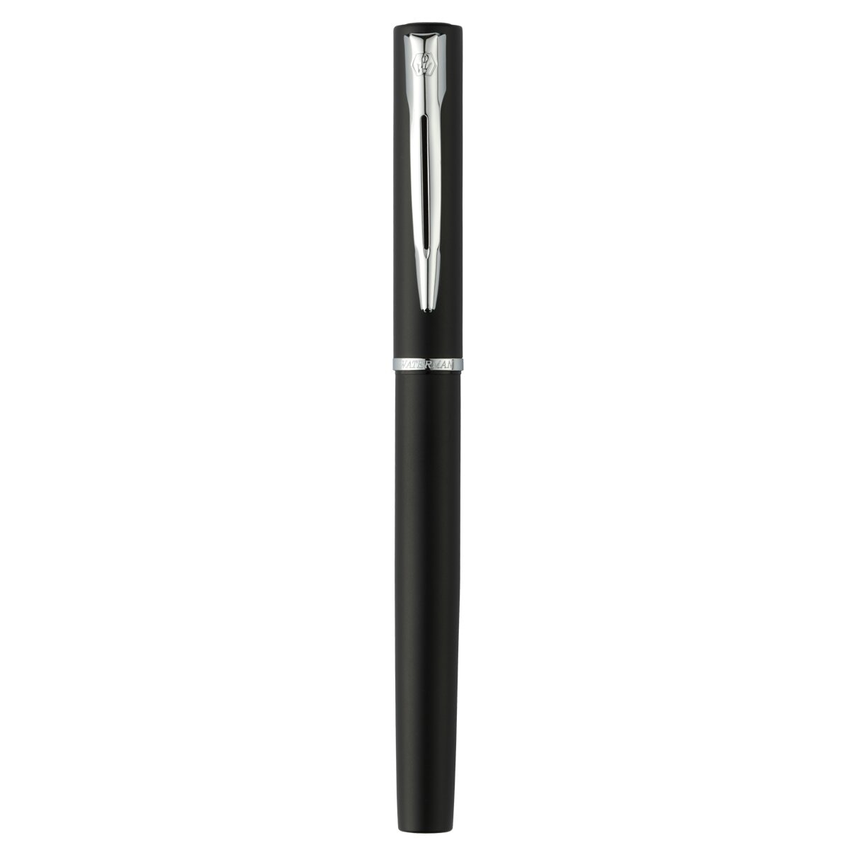 Caneta de Aparo com Adornos Cromados Allure Waterman Preta 2