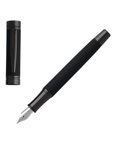 Caneta de Aparo Zoom Soft Black Cerruti 1881 Preta e Ruténio Preto-1