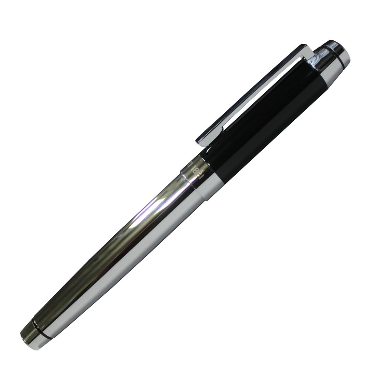 Caneta de Aparo Heritage Black Cerruti 1881 Preta e Cromada Preto / Crómio-2