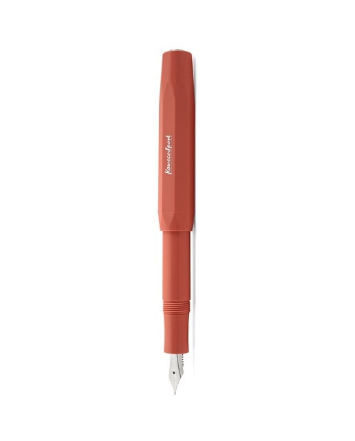 Pluma Sport Skyline Especial Kaweco Terracotta y Cromado 1