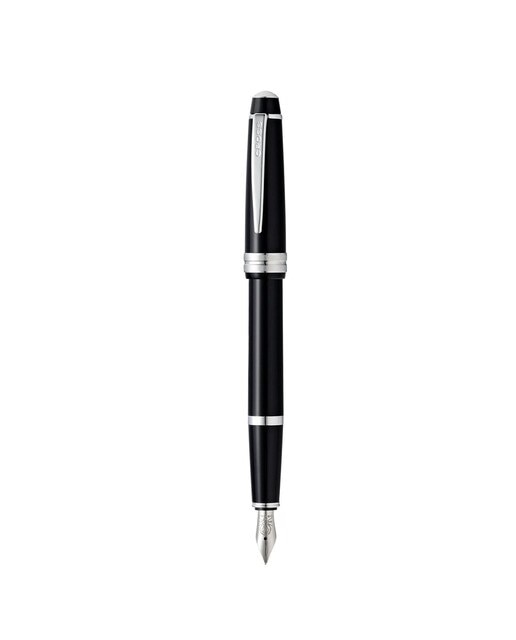 Pluma Estilográfica Bailey Light Cross Negra Brillante 1