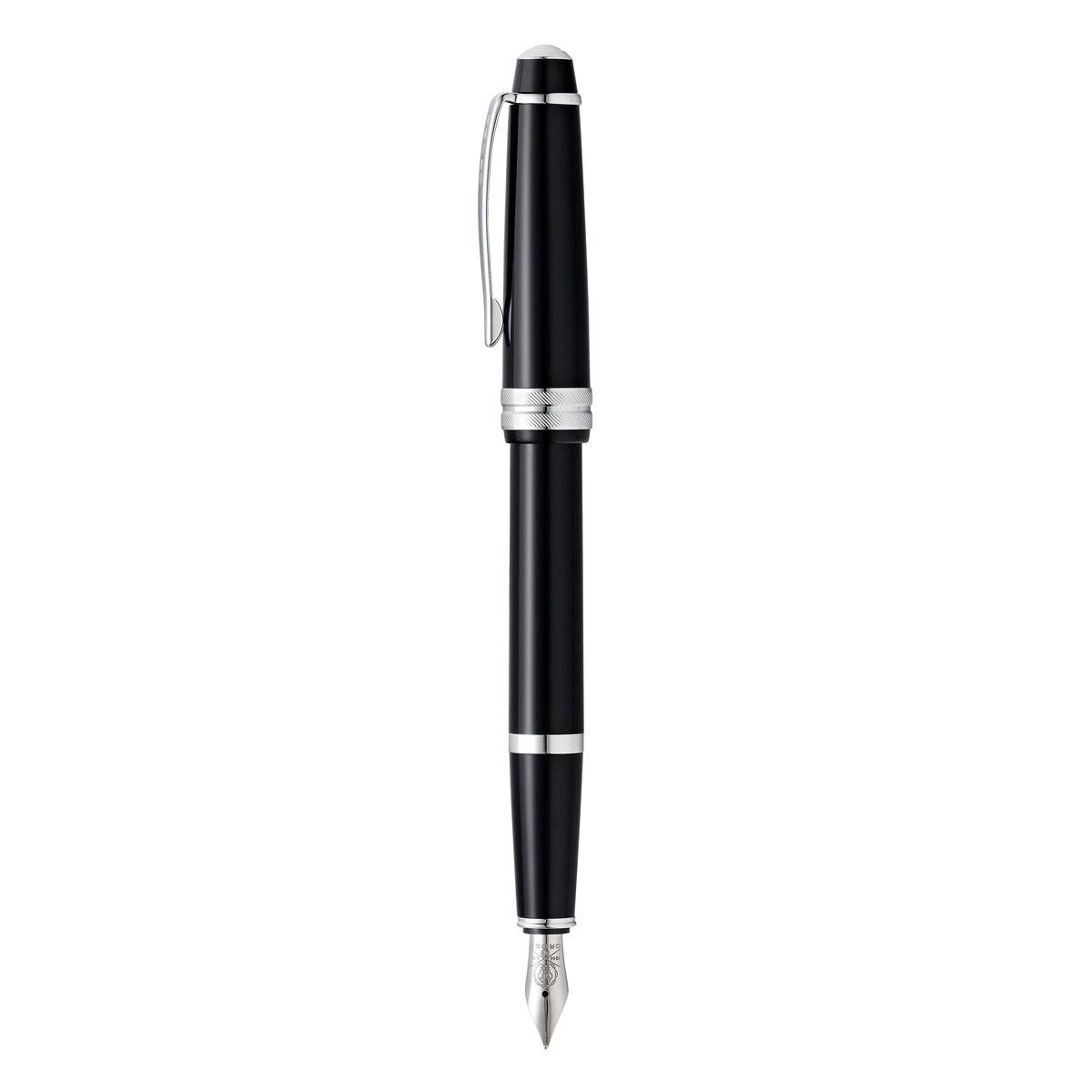 Pluma Estilográfica Bailey Light Cross Negra Brillante 2