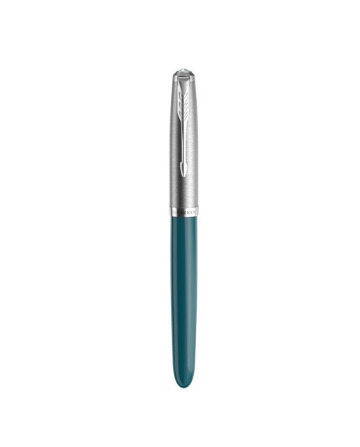 Caneta de aparo 51 turquesa e aço CT Turquesa-1