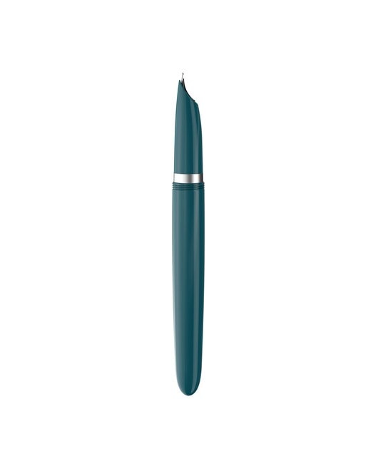 Caneta de aparo 51 turquesa e aço CT Turquesa-6