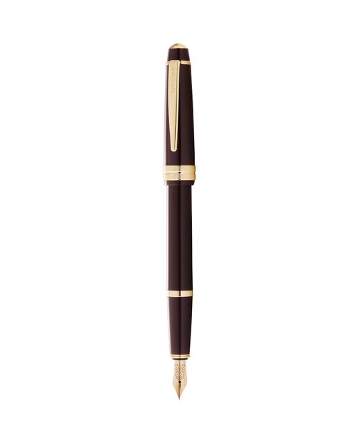 Esferográfica Bailey Light™ Burdeos com Detalhes em Dourado 1