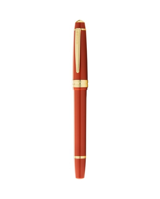 Esferográfica Bailey Light™ Ámbar com Detalhes em Dourado 3