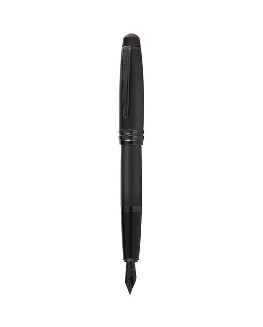 Esferográfica com Esferográfica Fina em Aço Inoxidável Cross Bailey - Preto Mate 1