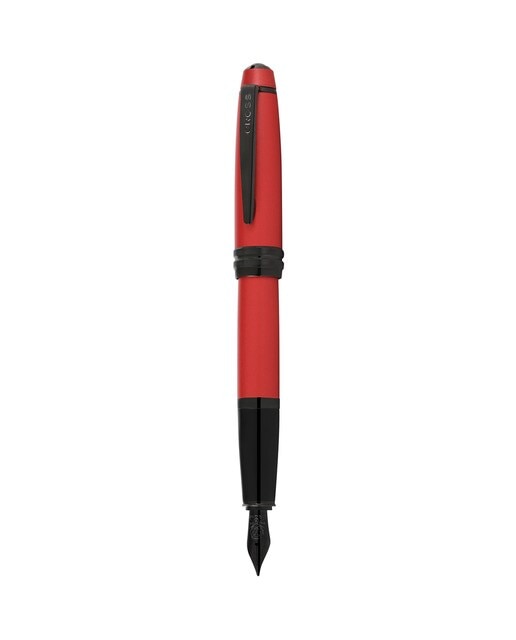 Caneta Permanente de Aço Inoxidável Mate Fine Red Cross Bailey com Ponta Fina 1