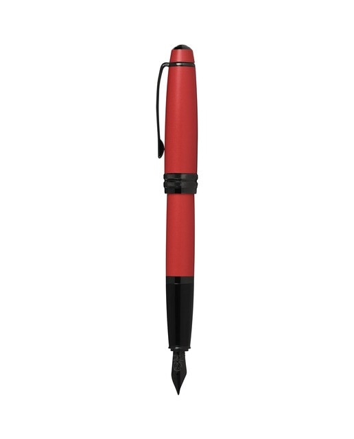 Caneta Permanente de Aço Inoxidável Mate Fine Red Cross Bailey com Ponta Fina 3