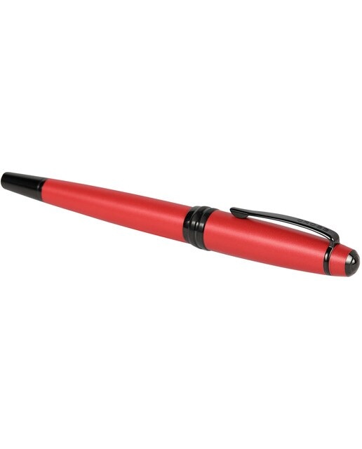 Caneta Permanente de Aço Inoxidável Mate Fine Red Cross Bailey com Ponta Fina 6
