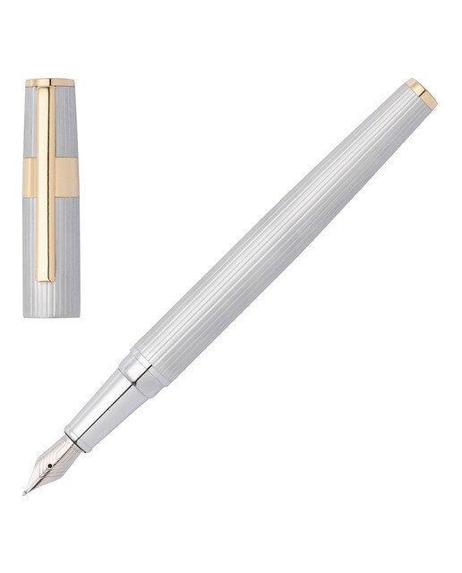 Caneta De Aparo Gear Pinstripe - Prato/Dourado 1