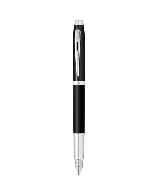 Imagem 0 de Esferográfica Sheaffer® 100 com Acabamento Preto Mate com Detalhes Cromados