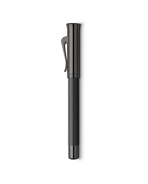Imagem 0 de Esferográfica Guilloche Black Edition Ponta F Graf Von Faber-Castell - Preto