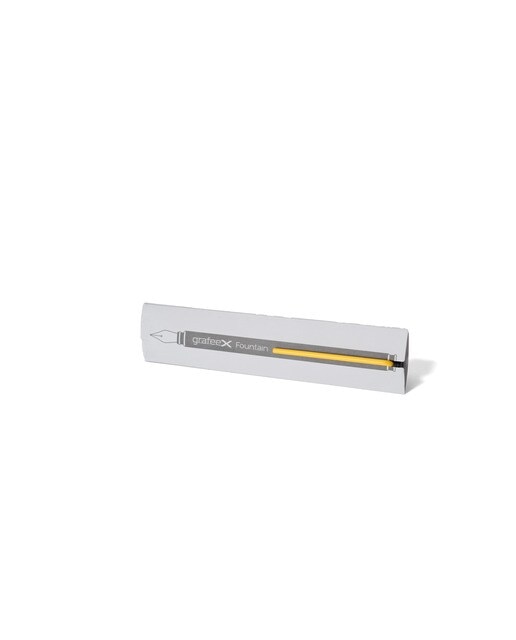 Caneta de Aparo Grafeex Pluma M em Aço Segno - Preto e Amarelo Preto / Amarelo-3