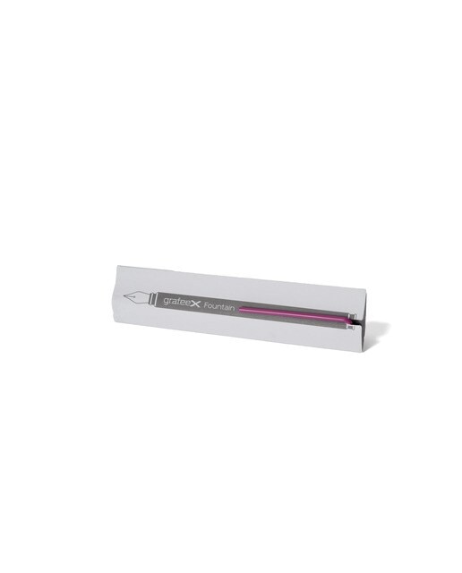 Caneta de Aparo Grafeex Pluma M em Aço Segno - Preto e Violeta Preto / Violeta-3