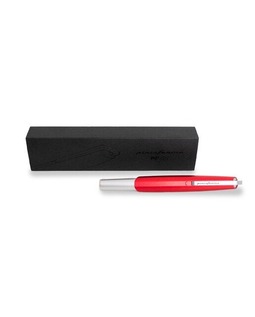 Caneta de Aparo Pluma F Segno em Aço - Vermelho Vermelho-2