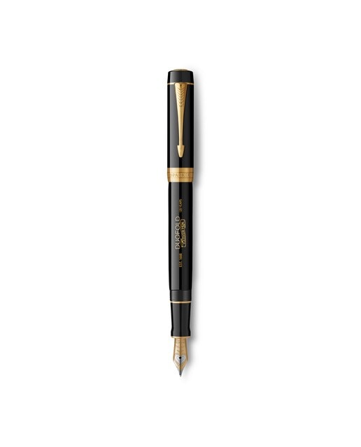 Caneta de Aparo Duofold 135 Aniversário GT - Preto Negro / Ouro-1