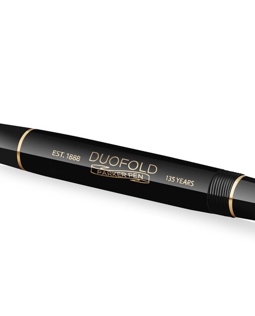 Caneta de Aparo Duofold 135 Aniversário GT - Preto Negro / Ouro-2
