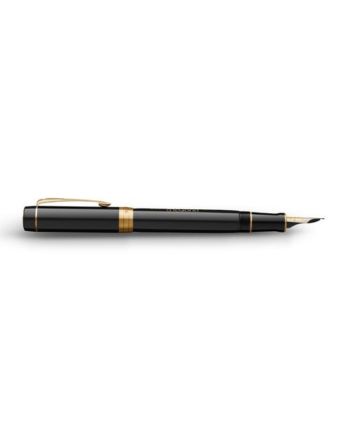 Caneta de Aparo Duofold 135 Aniversário GT - Preto Negro / Ouro-4