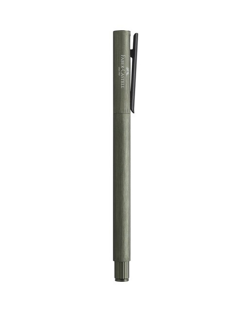 Caneta de tinta permanente Neo Slim dot M Faber-Castell verde azeitona 1
