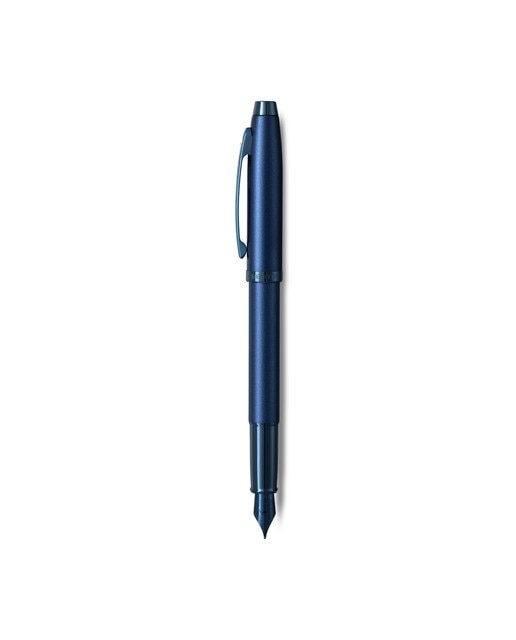 Esferográfica Sheaffer 100 com Acabamento Azul Mate e Detalhes PVD Azul 4