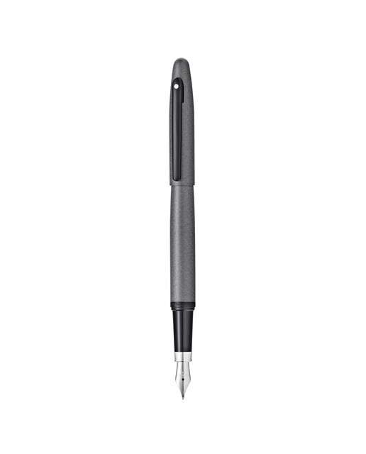 Esferográfica Sheaffer VFM Laca Cinzento Mate e Detalhes em PVD Preto 1