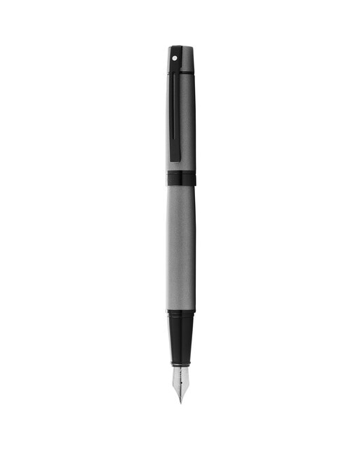 Esferográfica com Detalhes em Preto Brilhante Sheaffer 300 Cizento Mate Cinzento mate-2