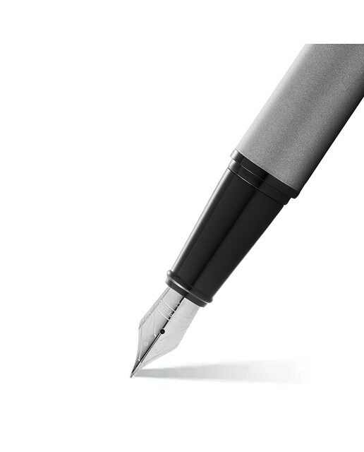 Esferográfica com Detalhes em Preto Brilhante Sheaffer 300 Cizento Mate Cinzento mate-4